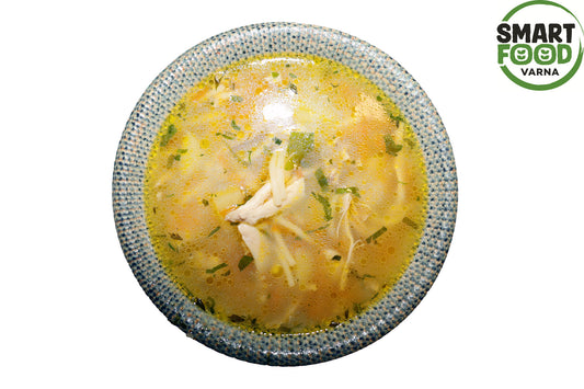 Soup of the day - clear chicken soup, 300 ml.
