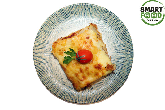 Lasagna with 100% minced beef, 350 g.