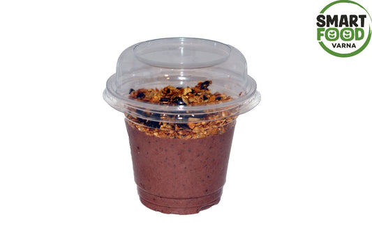Schokoladenpudding mit Skir und Chia, 200 g.