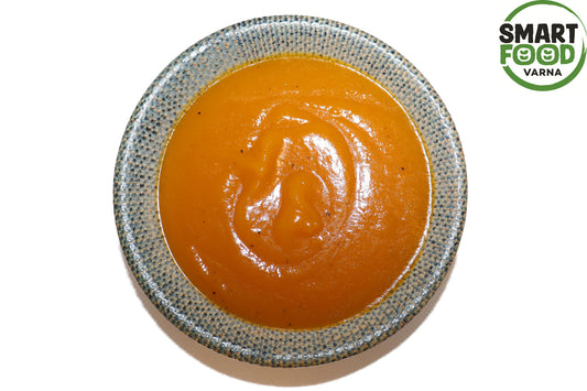 Soup of the day - red lentil cream soup, 300 ml.