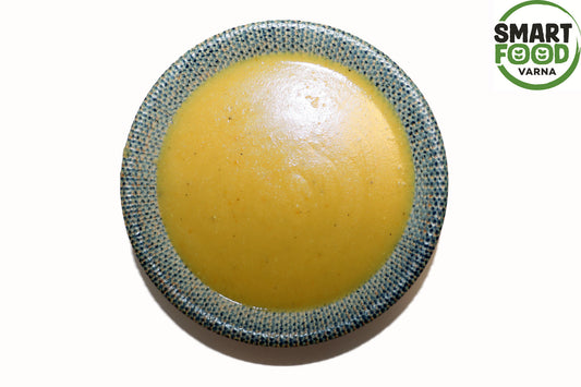 Soup of the day - cream of pumpkin soup, 300 ml.